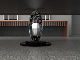 金泉酒店室內(nèi)雕塑